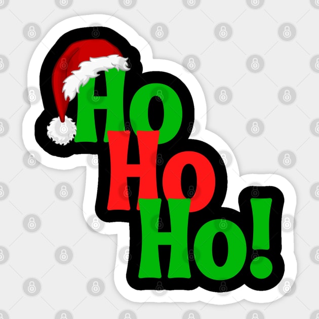 Ho, Ho, Ho - Christmas Sticker by E.S. Creative